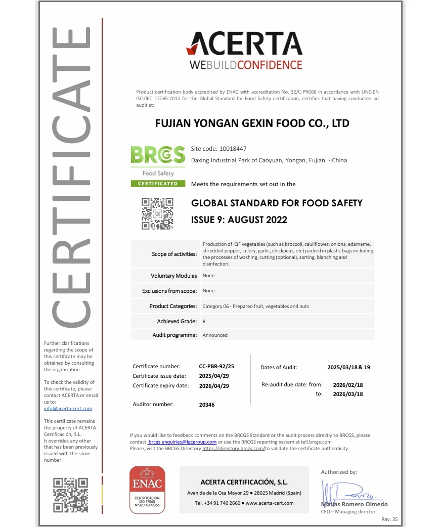 BRC Certification